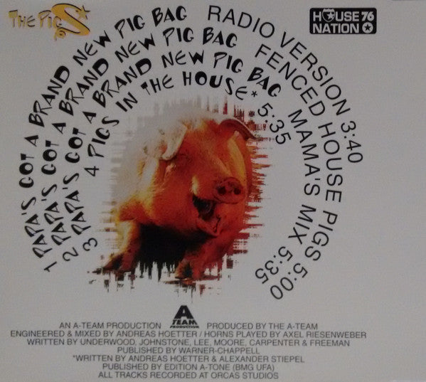The Pigs : Papa's Got A Brand New Pig Bag (CD, Maxi)