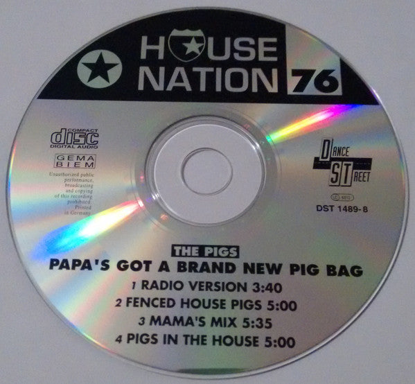 The Pigs : Papa's Got A Brand New Pig Bag (CD, Maxi)