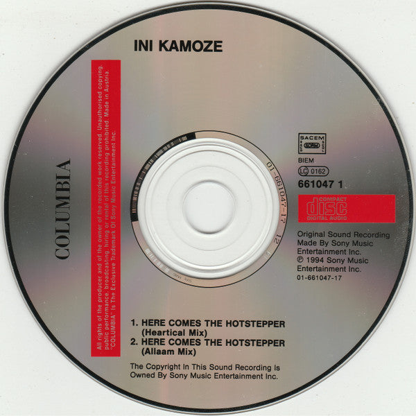 Ini Kamoze : Here Comes The Hotstepper (CD, Single, Car)