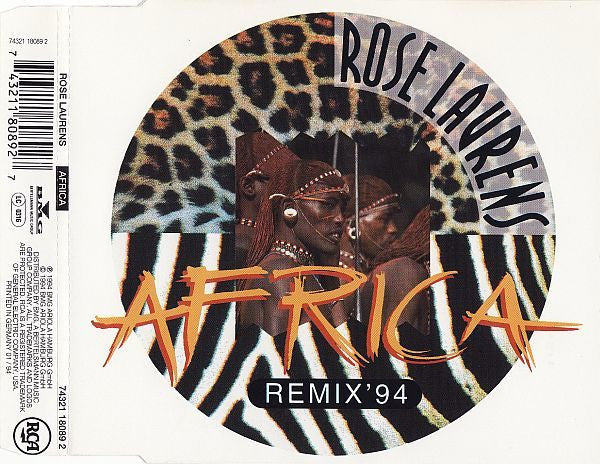 Rose Laurens : Africa (Remix '94) (CD, Maxi)