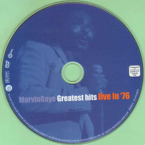 Marvin Gaye : Greatest Hits Live In '76 (DVD-V, PAL)