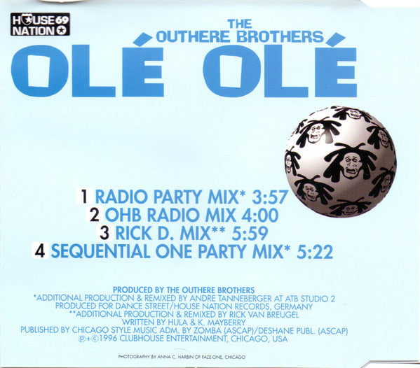 The Outhere Brothers : Olé Olé (CD, Maxi)