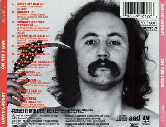 David Crosby : Oh Yes I Can (CD, Album)