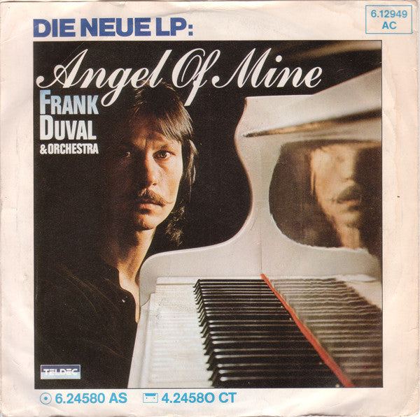 Frank Duval & Orchestra : Angel Of Mine (7", Single)