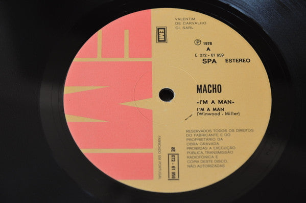 Macho : I'm A Man (LP, Album)