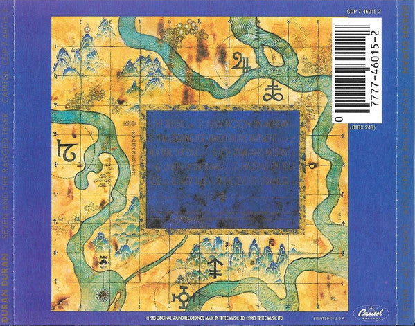 Duran Duran : Seven And The Ragged Tiger (CD, Album, RE)