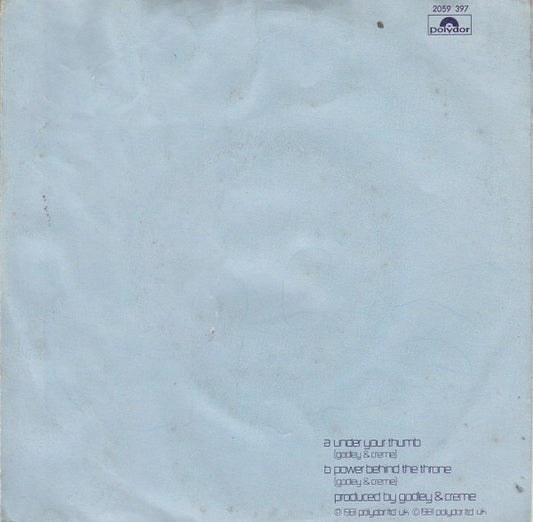 Godley & Creme : Under Your Thumb (7", Single)