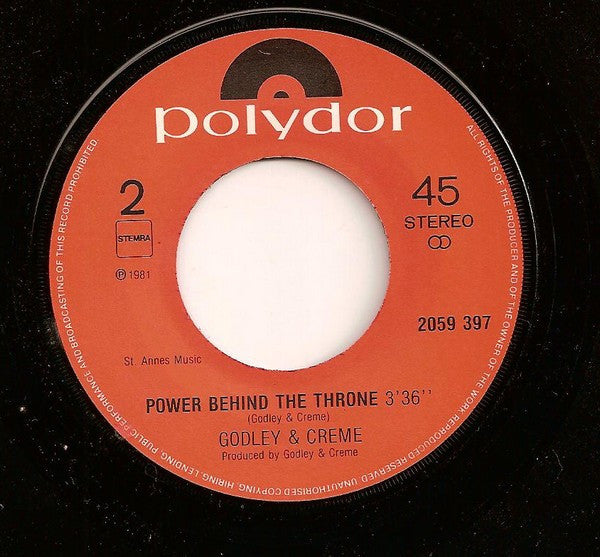 Godley & Creme : Under Your Thumb (7", Single)