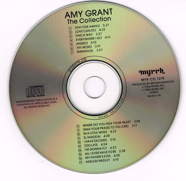 Amy Grant : The Collection (CD, Comp)
