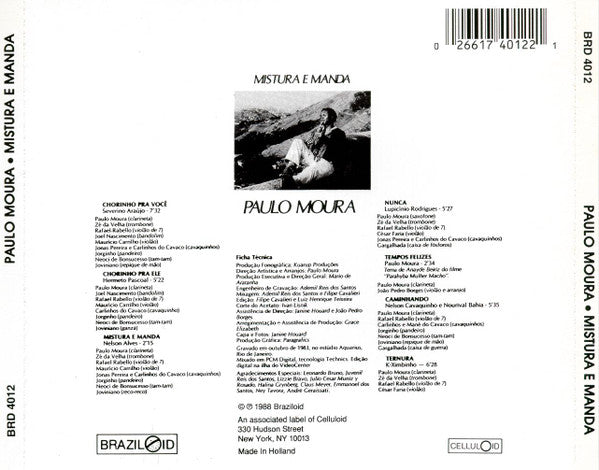 Paulo Moura : Mistura E Manda (CD, Album)