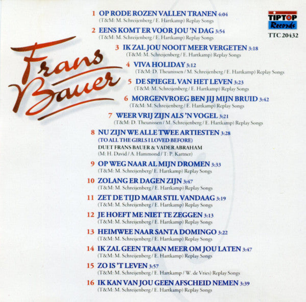 Frans Bauer : Voor Jou (CD, Album)