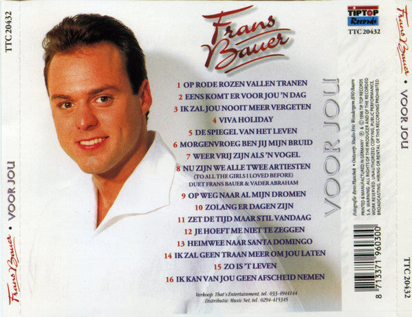 Frans Bauer : Voor Jou (CD, Album)
