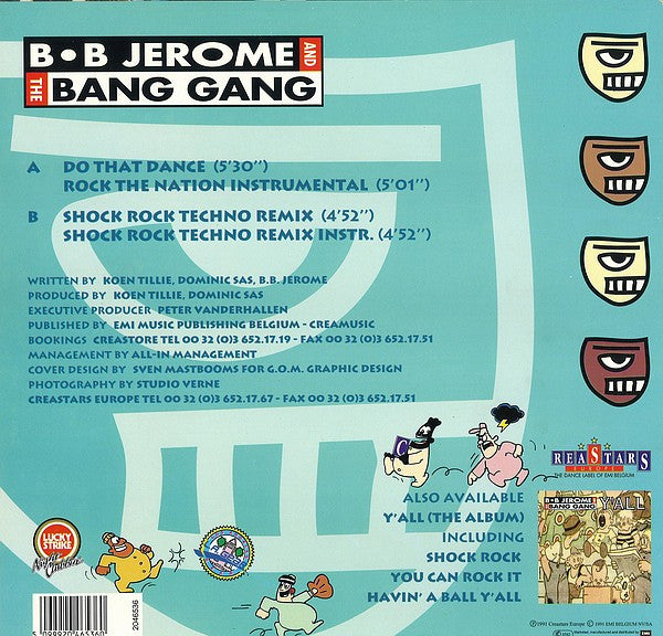 B.B. Jerome & The Bang Gang : Do That Dance (12")
