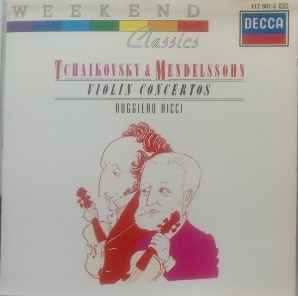 Pyotr Ilyich Tchaikovsky & Felix Mendelssohn-Bartholdy - Ruggiero Ricci : Violin Concertos (CD)