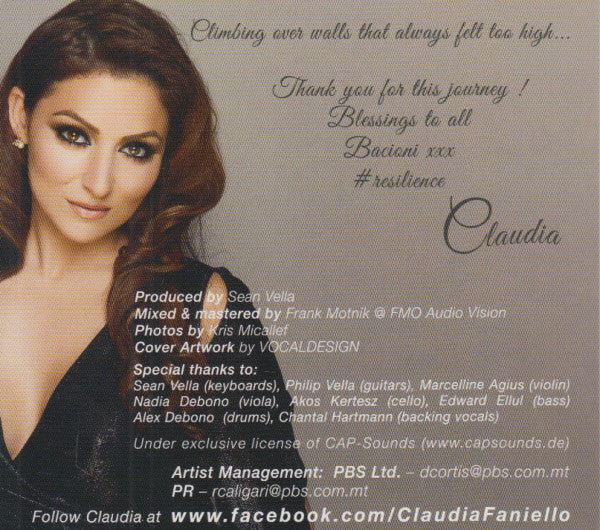Claudia Faniello : Breathlessly (CD, Single)