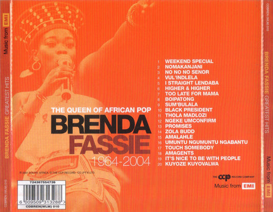 Brenda Fassie : Greatest Hits: The Queen Of African Pop (1964 - 2004) (CD, Comp)