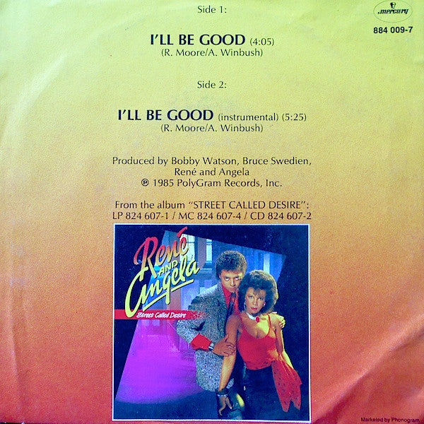 René & Angela : I'll Be Good (7", EP)