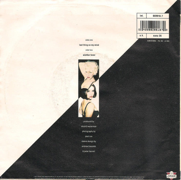 Bananarama : Last Thing On My Mind (7", Single)