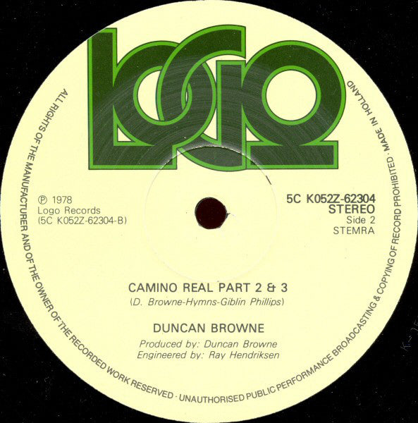 Duncan Browne : The Wild Places (12", Maxi)