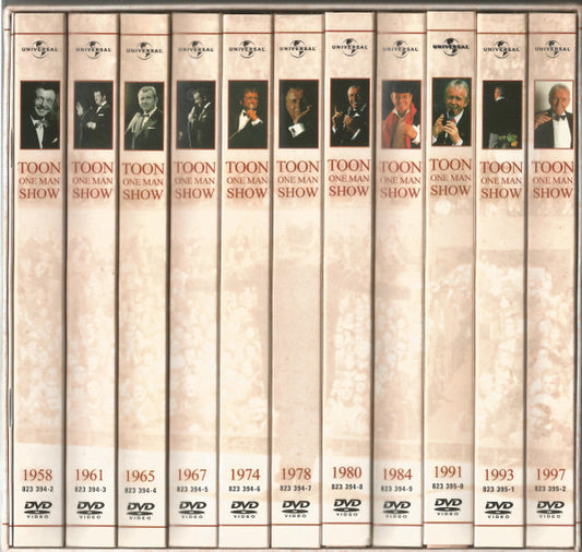 Toon Hermans : One Man Shows 1958 - 1997 (22xDVD, PAL, Red + Box)