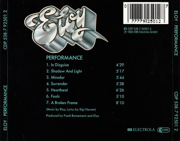 Eloy : Performance (CD, Album, RE)