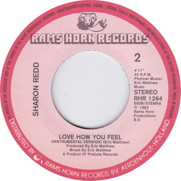 Sharon Redd : Love How You Feel (7", Single)