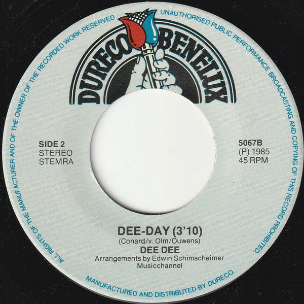 Dee Dee (13) : It's My Lucky Day! / Dee-Day (7", Single)