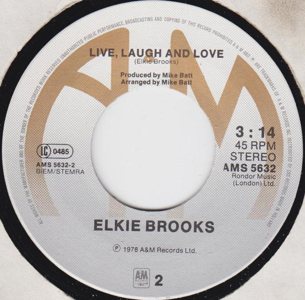 Elkie Brooks : Lilac Wine (7", Single)