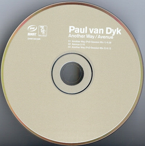 Paul van Dyk : Another Way / Avenue Mixed (CD, Maxi, Mixed)