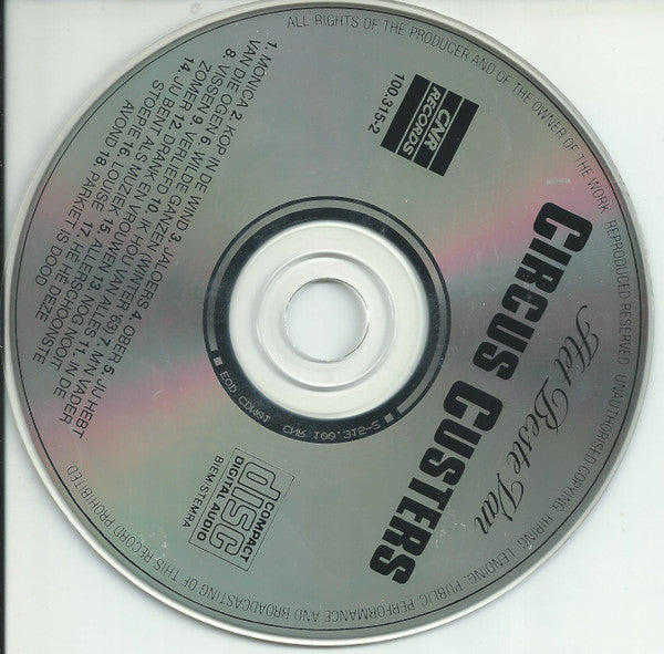 Circus Custers : Het Beste Van Circus Custers (CD, Comp)