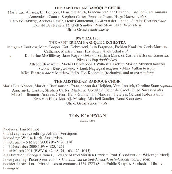 Johann Sebastian Bach, Ton Koopman, The Amsterdam Baroque Orchestra And Choir : Cantatas Vol. 14 (3xCD, Album)