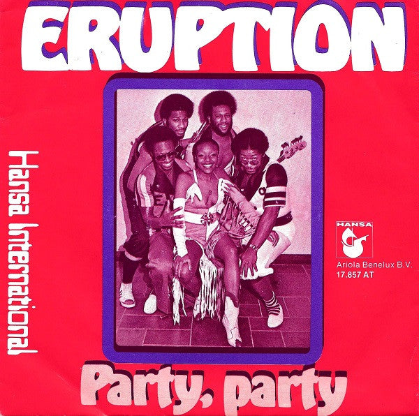 Eruption (4) : Party, Party (7", Single)