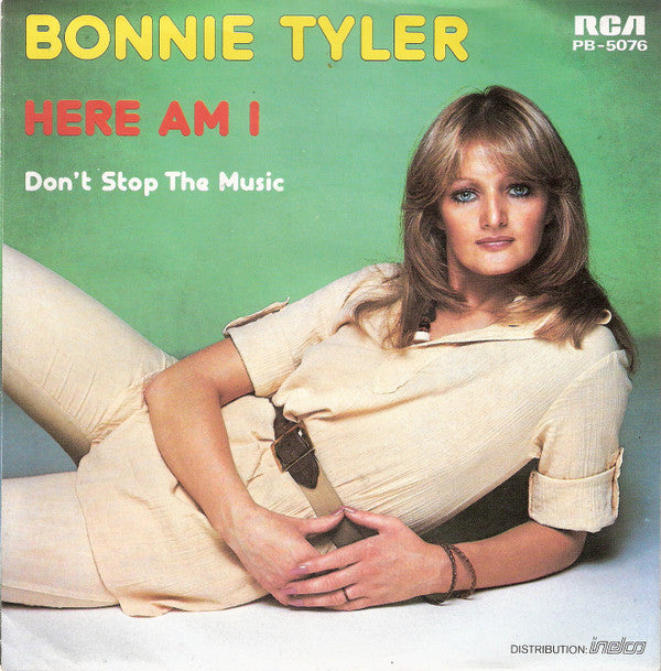 Bonnie Tyler : Here Am I  (7", Single)