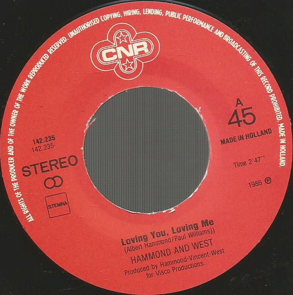 Albert Hammond And Albert West : Give A Little Love (7", Single)