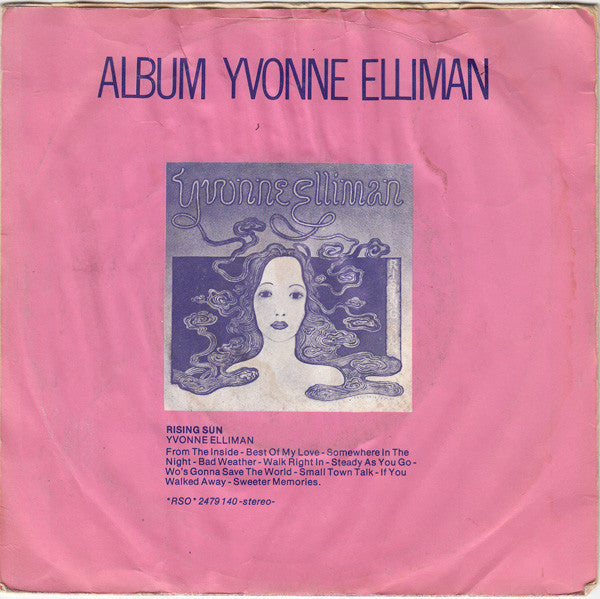 Yvonne Elliman : Love Me (7", Single)