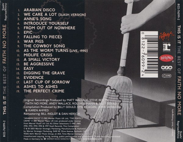 Faith No More : This Is It (The Best Of Faith No More) (CD, Comp, RM)