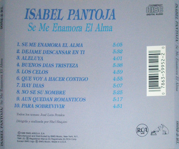 Isabel Pantoja : Se Me Enamora El Alma (CD, Album)