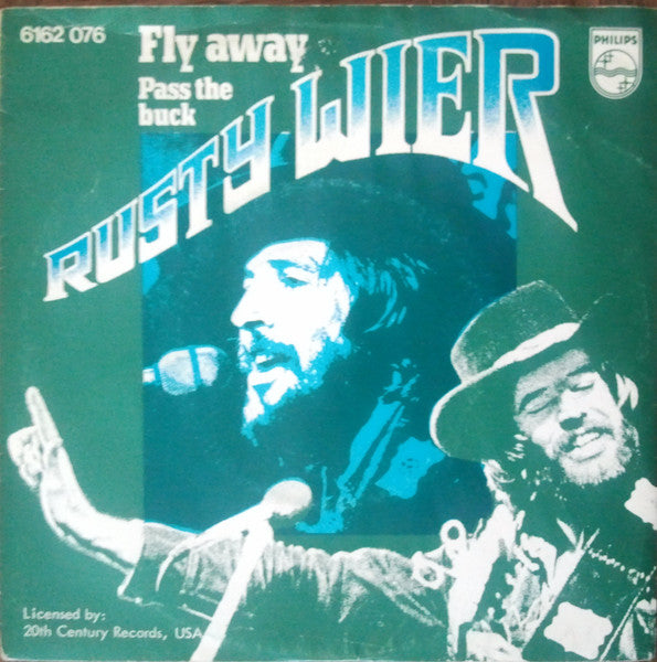 Rusty Wier : Fly Away (7", Single)