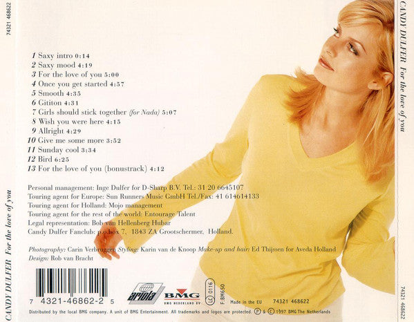 Candy Dulfer : For The Love Of You (CD, Album)