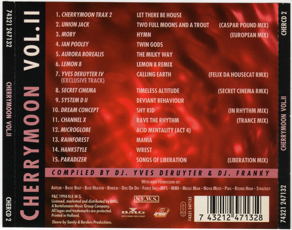 Various : Cherry Moon - The Compilation Vol.II (CD, Comp)
