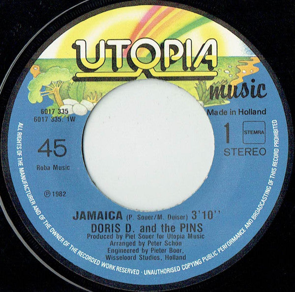 Doris D And The Pins : Jamaica (7", Single)