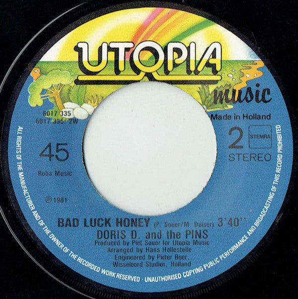 Doris D And The Pins : Jamaica (7", Single)