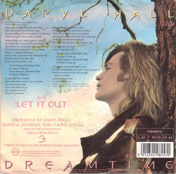 Daryl Hall : Dreamtime (7", Single)
