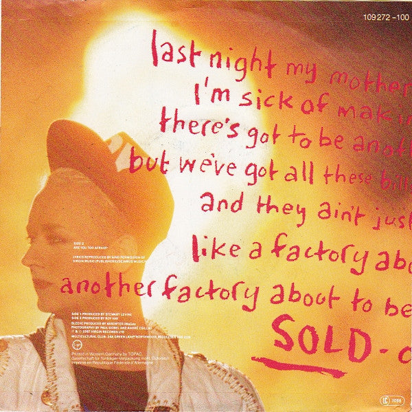 Boy George : Sold (7", Single)