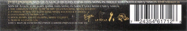 Janet Jackson With Carly Simon : Son Of A Gun (I Betcha Think This Song Is About You) (CD, Single)