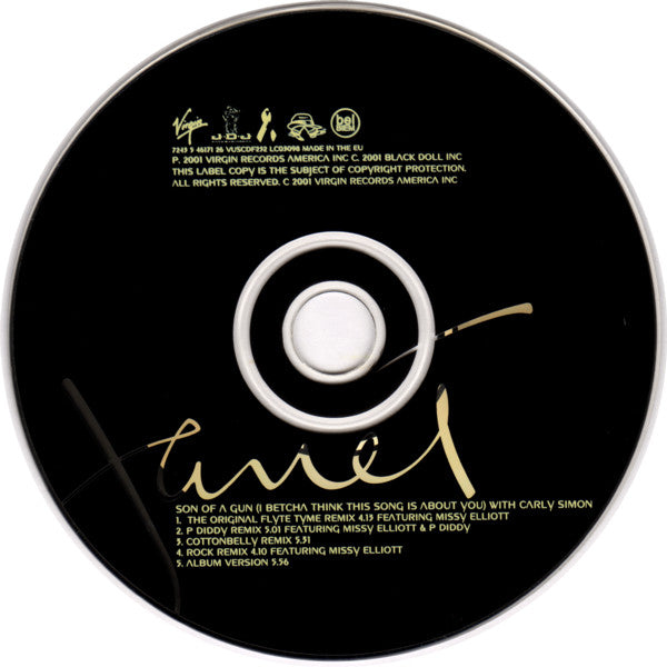 Janet Jackson With Carly Simon : Son Of A Gun (I Betcha Think This Song Is About You) (CD, Single)