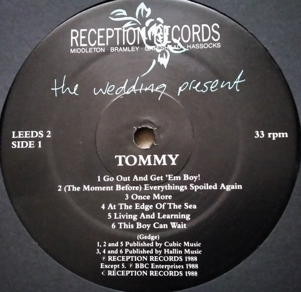 The Wedding Present : Tommy (LP, Comp, Lyn)