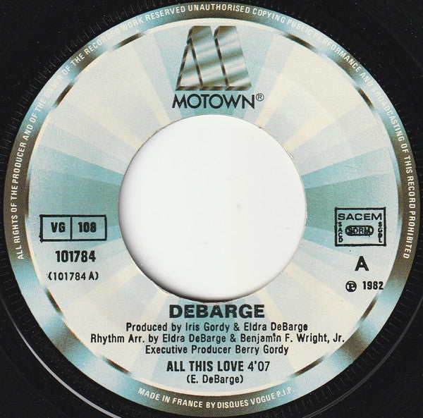 DeBarge : All This Love (7")