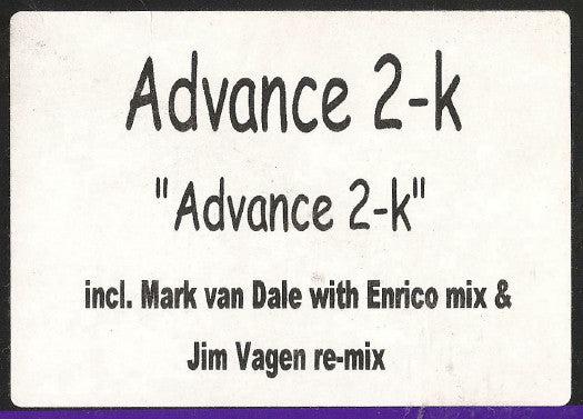 Advance-2K : Advance 2-k (12")