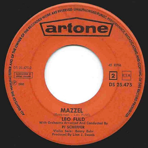 Leo Fuld : Yaas (7", Single, Mono)